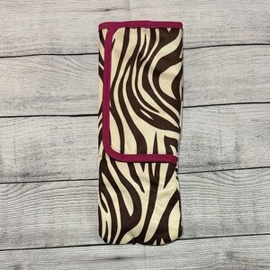 Zebra Print Hot Tool Travel Bag
